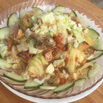 Spicy Cabbage Mushroom Rice Bowl